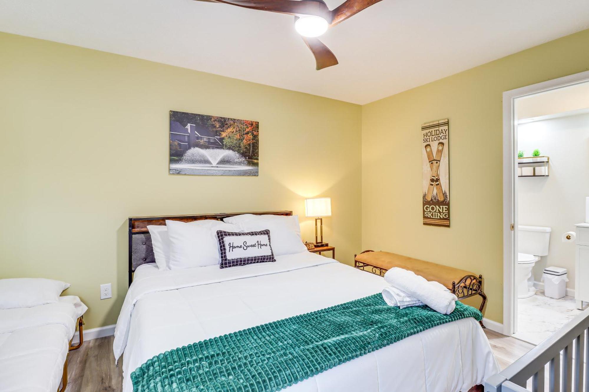 Cozy With Deck Less Than 1 Mi To Jack Frost Resort! *
